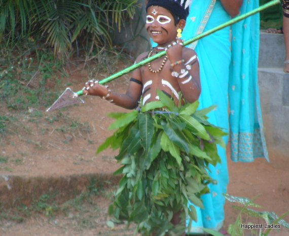 Fancy dress tribal girl store
